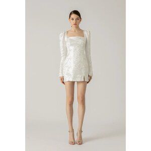 SAU LEE Jen Dress in White